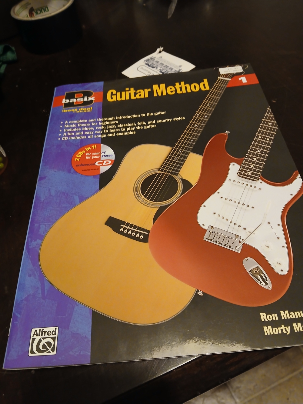 Alfred Guitar Method Book 1 - Brown/Beige